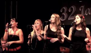 The Ladybirds beim Auftritt zum Jazzclub-Jubiläum an der HESO.